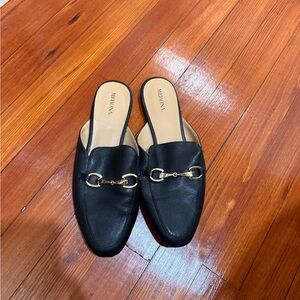 Missoni for Target Black Mules with Gold Accent